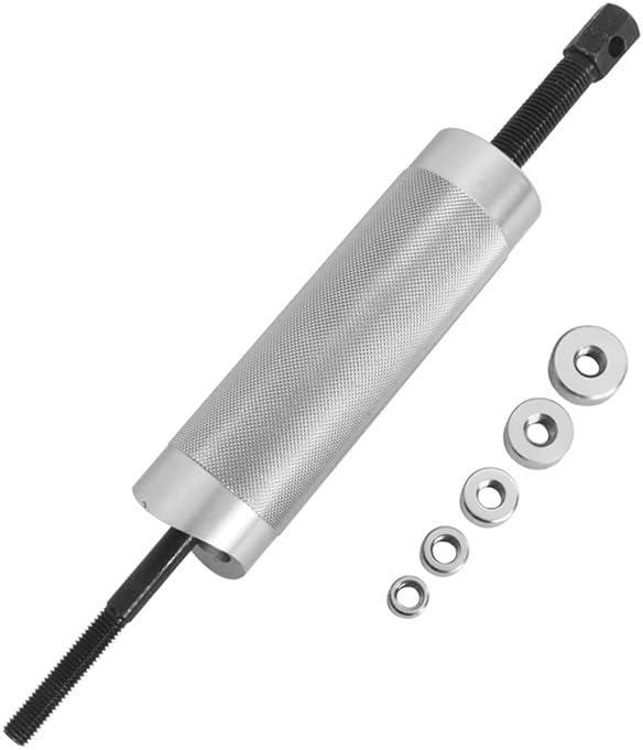 Motorcycle Piston Pin Puller, Heavy Duty Structure, Easy To Install And Remove, Protect The Engine 5 Adapters 11/13/16/19/22(SILVER A)