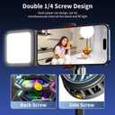 Cell Phone Cooler with LED, Cooling Power, Compatible with 2.5-3.5 Inch Wide Smartphones for Gaming, Live Streaming and Video Recording