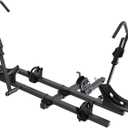 TANX Bike Racks for Ebikes,Fat Tire Bike Rack for Tow Hitch 2-Bike 200 lbs Capacity,Hitch Bike Rack for Heavy E Bike, Wobble Free Smart Tilting Platform Style Bike Rack for Standard, 2 inch Receiver