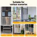 Screen Door Protector, Adjustable RV Screen Door Guard 24Inch High - Fits Door Widths 30" - 36", Easy-to-Install, Entry Protector for Pet Protection