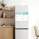 2 x 2026 Calendar -, Magnetic Calendar for Refrigerator Fridge Calendars Runs from January 2026 to June 2027, Colorful Monthly Organizer for Home & Office, 15"x12" (White)