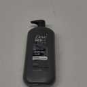 DOVE MEN + CARE Charcoal Pump Purifying Shampoo Charcoal + Clay for Stronger, More Resilient Hair, with Plant-Based Cleansers, 31 oz