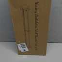 34Inch Nursery Bookshelves,Set of 4,Wall Floating Shelf Kids Coat Rack with 6Hooks,Hanging Book Shelf for Baby Nursery Room Dcor Patent Number: 29958098(Burlywood, 34)