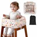 Baby High Chair Cover for Restaurants with Strap Pads & 3-Point Harness