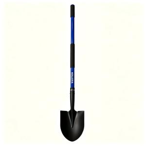 KOLEIYA Shovel,Shovels for Digging Heavy Duty with Fiberglass Handle,Spade Shovel for Gardening Trenching Planting Transferring,57 inches,Blue