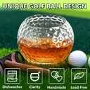 Valentines Gifts for Men 2 Pack 10 OZ Golf Whiskey Glasses, Unique Whiskey Gifts, Valentines Golf Gifts for Husband Boyfriend Golfer Dad Grandpa, Cool Birthday Valentine's Gift for Friend Coworker (EXP 09/24/33)