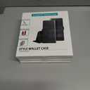 4 x SUANPOT for Samsung Galaxy A35 5G Wallet case with RFID Blocking Credit Card Holder,Flip Book PU Leather Protective Cover Women Men for Samsung A35 Phone case Black