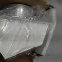 Dryer Vent Cover Outside 5 Inch,Dryer Vent Cover for Exterior Wall,External Extractor Wall Vent Exhaust Vent Cover with Screen and Damper,Dryer Vent Cap for Duct House Kitchen Range Hood AC,White
