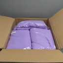 Bulk Twin Flat Sheets Only, 6 Pack Quick Sort Top Bed Sheet, Color-Coded Label Threads, Wrinkle-Free Shrinkage Durable Microfiber Hotel Motel Airb&bs Essentials for Hosts (66"x96",Lavender)