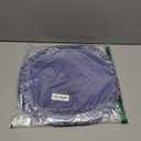 DII Woven Placemat Collection Round, 14.75" Diameter, Nautical Blue Fringe, 6 Piece
