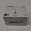 LED Edison Light Bulbs, 12Pcs Vintage 6 Watt, Equivalent 60W Incandescent Light Bulbs, E26 Medium Base Dimmable Decorative Antique Filament Light Bulbs with 90+ CRI, Cool White 4000K