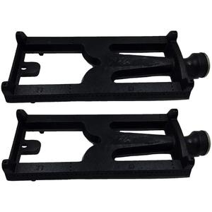 LS'BABQ 2 Pack Cast Iron Grill Burners Replacement for Select DCS 27, 27 Series and Lynx Gas Grill Models,16" x 6 1/4"