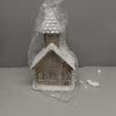 Roman Lighted Church Ginger Bread Collectible Buildings, 15-inch Height, Christmas Decoration