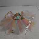 Tutu Dreams Long Train Fairy Princess Dress for Girls Small Y with Wings Set Birthday Party