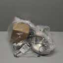 HonoDing Medusa Floor Lamps Standing Lamps 5 Heads Adjustable Reading Light Large Shade Use E26 A19 Bulb Floor Lamps for Living Room Bedroom (Satin Nickel)