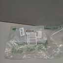 Extra Short Almond Nail Tips, 240pcs Soft Gel Pre-Shaped Acrylic Fake Nails, Half Matte Full Cover Clear Gelly Press on Flase Nail Tips for Extension Nail Manicure Home DIY 12 Sizes