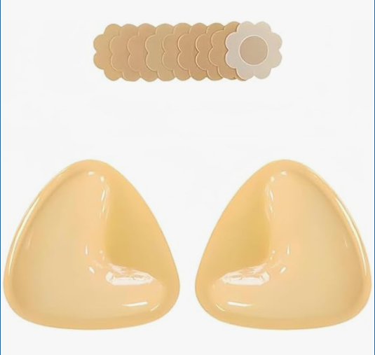 HUAFA Women's Double Sided Sticky Bra Inserts, Medium