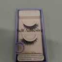 Velour Effortless Self Adhesive Eyelashes Sweet Talk, Reusable Pre Glued Strip Lashes, No Trim Needed Press On Lash Strips, No Glue Needed False Eyelashes, Wispy Flare 12mm Lightweight Natural Glam