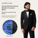 Alton Lane Mercantile Tuxedo Tailored Fit - Premium Quality Tuxedo for Men, Stylish and Elegant Formal Suit for Men, Raven Black, 42R