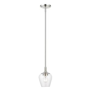 Livex Lighting 46721-91 Willow Pendant, Brushed Nickel