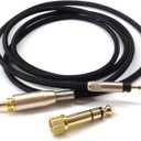 NewFantasia Replacement Upgrade Cable for Audio Technica ATH-M50x, ATH-M40x, ATH-M70x Headphones 1.5meters/4.9ft