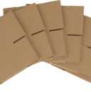 4x4x4 inches Shipping Boxes 50 Pack, Kraft Corrugated Small Cardboard Boxes for Mailing Packing, Brown