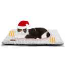 Self Warming Cat Bed Self Heating Cat Dog Mat 24 x 18 inch Extra Warm Thermal Pet Pad for Indoor Outdoor Pets with Removable Cover Non-Slip Bottom Washable Non Electric