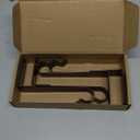 Christmas Stocking Holders Set of 4, Stocking Holders for Mantle, Xmas Stocking Hangers for Fireplace Shelf Staircases Party Decoration Christmas Mantel Decor Hooks (Bronze)