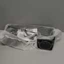 Voldra Shower Caddy Suction Cup, 3 Pack Shower Shelves for Inside Shower No Drilling, Aluminum Suction Showers Organizer with Towel Bar & Hooks Removable Bathroom Shelf Storage Rack(Gray)