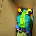 PEADUCK Toddler Car Truck Toys for Kids Ages 3-5, 10-in-1 Dinosaur Carrier Truck with Foldable Track Toys with Spray, Light & Sounds and 9 Dino Cars, Birthday Gift for 3 4 5 6 7 8 Years Old Boys Girls