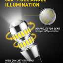AUXITO 912 921 LED Bulbs for Backup Reverse Light Bulbs, 42-SMD 400% Brighter, 6000K White, Non-polarity 906 W16W T15 921 LED Bulb Direct Back Up Parking Light Replacement Lamp, Pack of 2