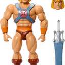 Masters of the Universe Origins Cartoon Collection Action Figure Faker, 5.5-inch 1980s TV He-Man Dupe, Detailed Design & 16 Joints, Power Sword