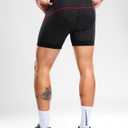 Bikewa Men's Cycling Underwear with Anti-Slip Leg Grips 4D Padded Bike Shorts MTB Liner for Bicycle Biking Riding