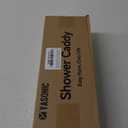 YASONIC Shower Caddy Hanging, Never Rust Shower Organizer Hanging, Aluminum Shower Racks for Inside Shower with Hooks for Razor, Bathroom Organizers and Storage with Soap Holder, Bright Silver