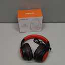 JOMILIN RORSOU R10 Over-Ear Headphones with Microphone, Lightweight Folding Stereo Bass Headset with 1.5M No-Tangle Cord, Portable Wired Headphones for Smartphone Tablet Computer MP3 / 4 (Black)