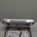 Folding Camp Table Small, 24''L x16''W with Adjustable Height Legs, Indoor Outdoor Lightweight Portable Aluminum Dining Table for Picnic Camping 2-Feet2 Heights 10"/19"