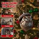 7 x 5PCS Forests Animal Acorn Ornaments, Forests Christmas Ornaments, 2026 New Pine Cone Animal Decoration, 2D Acrylic Animal Christmas Tree Pendant for Home Decor