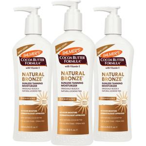 Palmer's Cocoa Butter Formula Natural Bronze Body Lotion, 8.5 Ounces (Pack of 3)