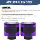 Motorcycle Decorative Wheel M12 Screw Crash Protector Rotatable End Sliders Fit for Harley 1997-2026 Touring Street Glide Road Glide Road King Electra Glide 2018-2026 Softail Street Bob (Purple)