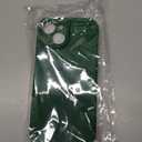 for iPhone 15 Case Silicone,with [Full Camera Protection][Soft Anti-Scratch Microfiber Lining],Liquid Silicone Ultra Slim Shockproof Phone Case for Men Women Girls-Green