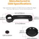 E-cowlboy Door Handle Cover Inserts+Tailgate Handle Cover+Recess Guard for 2007-2018 Jeep Wrangler JK JKU Sports Sahara Freedom Rubicon Unlimited Exterior Accessories (Black 15PCS)