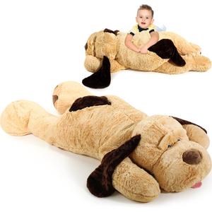HyDren 55 Inch Giant Puppy Dog Stuffed Animal Large Soft Plush Pillow Huge Toy for Girls Boys Adults Birthday Holiday Presents