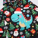 GRAJTCIN Kids Ugly Christmas Sweater for Boys Girls, Long Sleeves Hoodies Non-knited Sweatshirt (Black, XL)