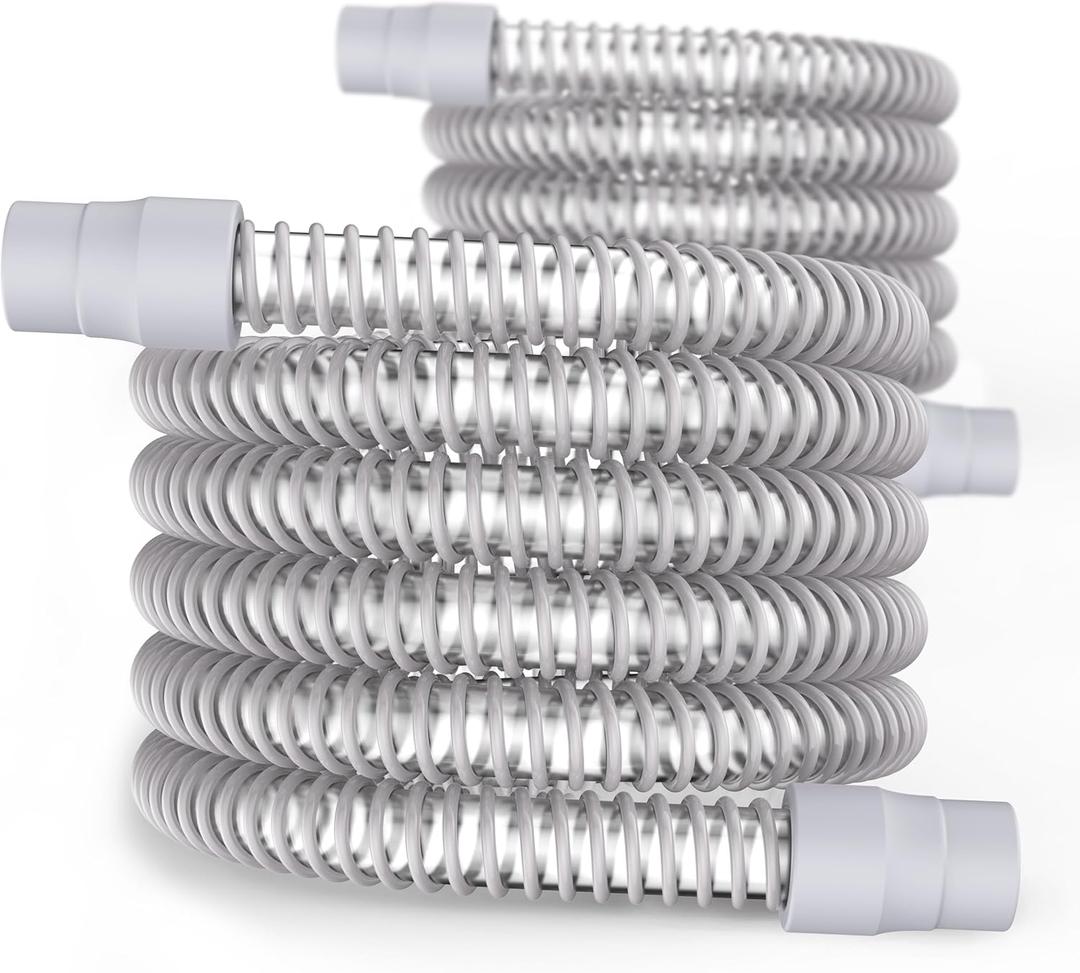 CPAP Tube - 6-Foot Universal CPAP Tubing - FSA/HSA eligible-Compatible with Most Machines & Masks, 19mm CPAP Hose - 22mm connectors, Lightweight Flexible, Odor-Free, 2-Pack