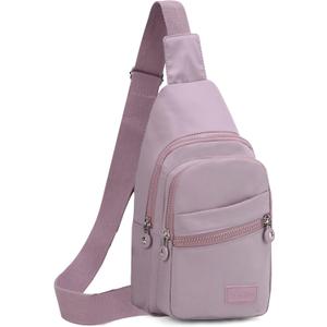 Small Sling Bag Sling Backpack for Women, Chest Daypack Crossbody Backpack for Travel Sports Running Hiking (Purple)