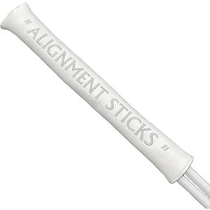 Alignment Stick Headcover Golf Alignment Stick Cover Headcover Holder 13in Hold at Least 2 Sticks - White Soft Synthetic Leather Well Made