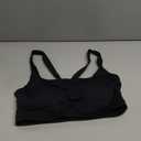 RUNNING GIRL High Impact Sports Bras for Women - Scoop Neck Strappy Sports Bra High Support Moulded Cup Workout Bra (Large)