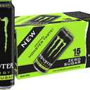 Monster Energy Drink, Green, Original, 16 Ounce (Pack of 15)