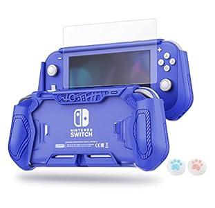 Switch Lite Protective Case for Nintendo Daily Gift (Ergonomic / Sturdy / Full Protection) Gift Idea Family Happy Hours Blue