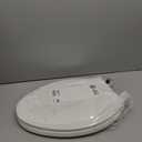 KOHLER Cachet ReadyLatch Elongated Slow Close Toilet Seat, White